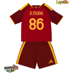 AS Roma Rodrigo Mora #86 Kotipaita Lapsille 2026-27 Lyhythihainen (+ shortsit)